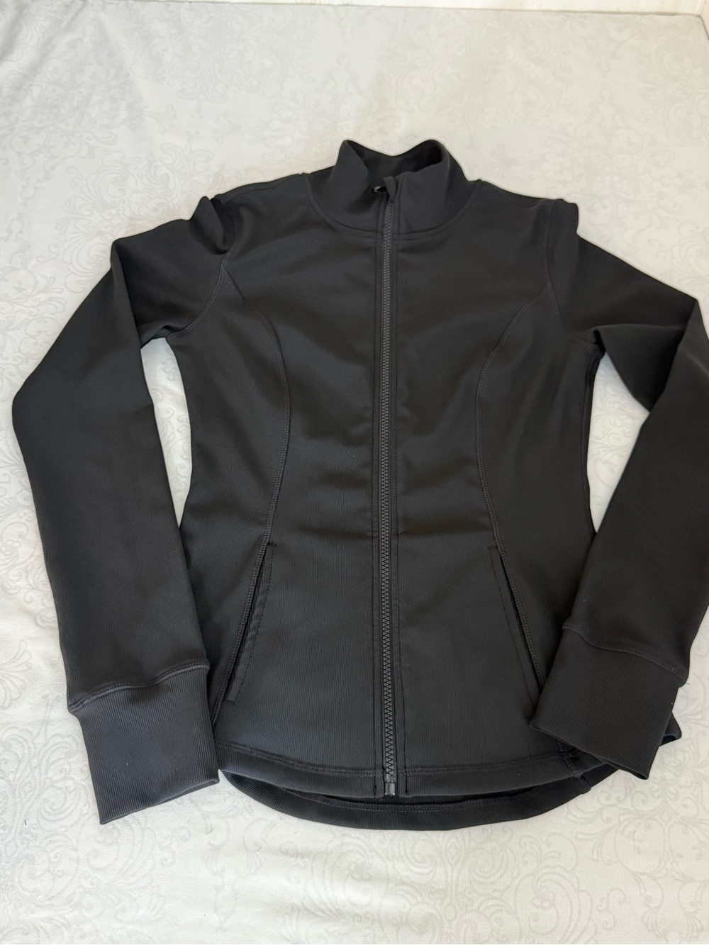 90 Degree by Reflex Rib Altitude Full Zip Fitted Jacket with Thumb Holes Small - Picture 6 of 10